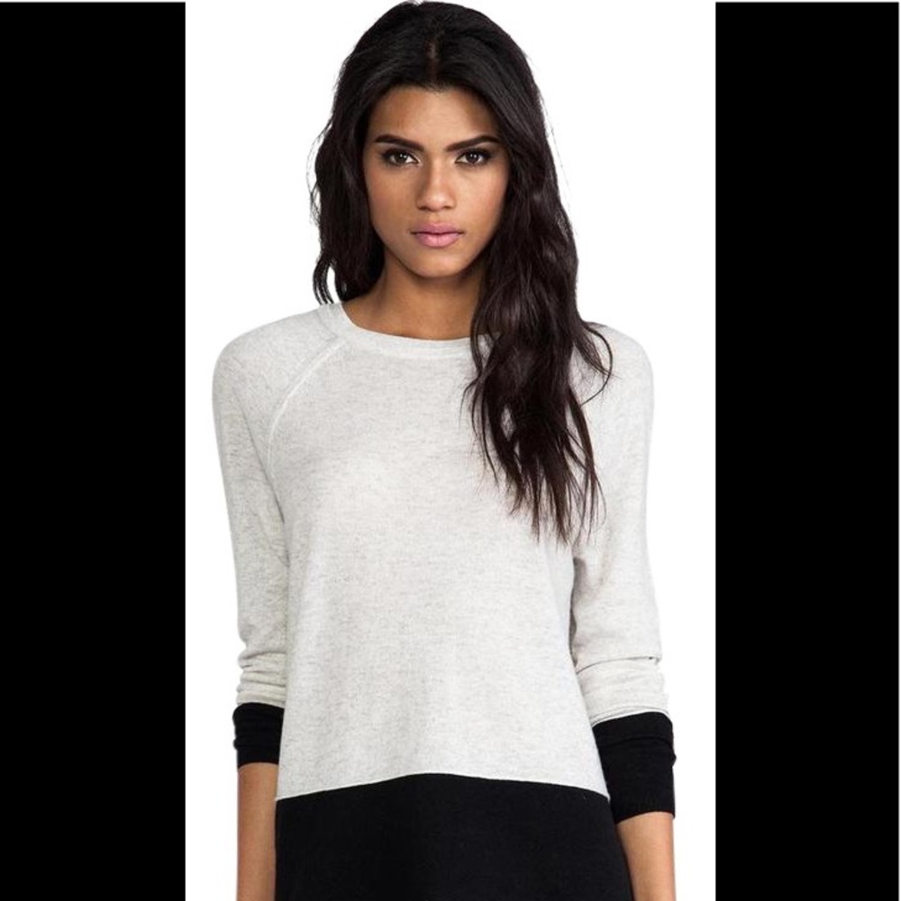 Vince Colorblock Cashmere Sweater